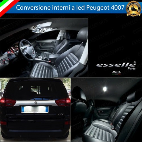 Led interni + Targa PEUGEOT 4007