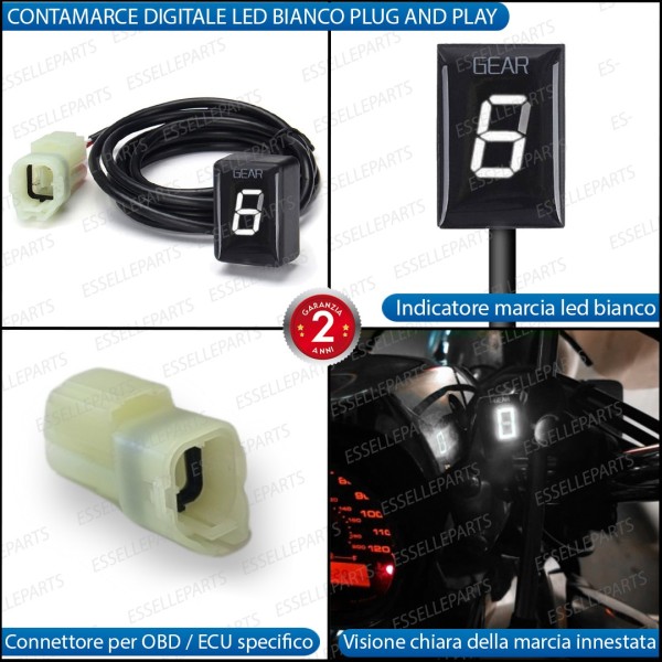 Contamarce digitale per KAWASAKI Z 1000 2014-2016 ABS