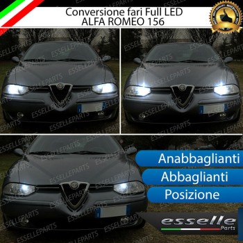 Conversione Fari Full LED 6000K bianco Alfa Romeo 156 Pre-Restyling