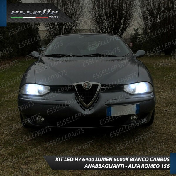 Conversione Fari Full LED 6000K bianco Alfa Romeo 156 Pre-Restyling