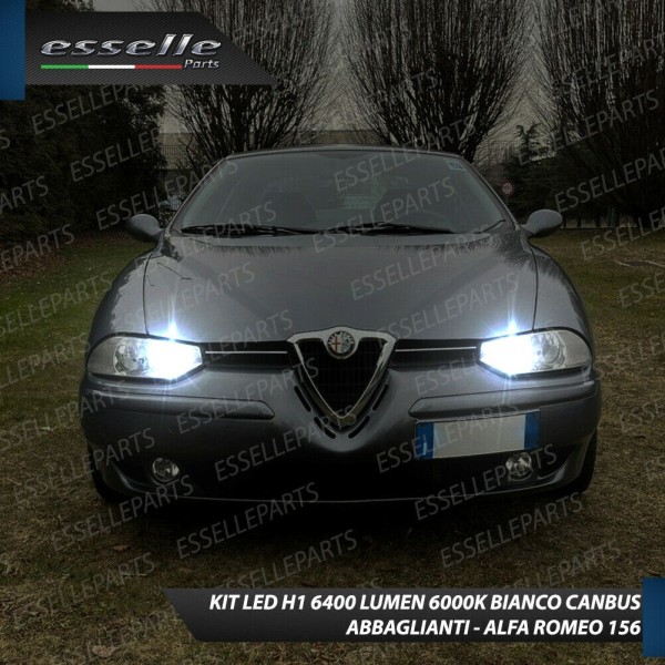 Conversione Fari Full LED 6000K bianco Alfa Romeo 156 Pre-Restyling