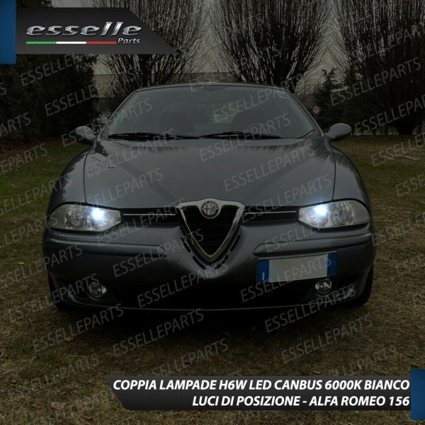 Conversione Fari Full LED 6000K bianco Alfa Romeo 156 Pre-Restyling