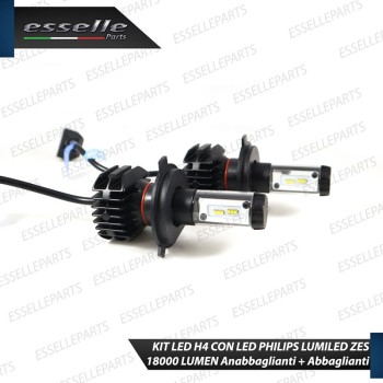 Kit Full LED H4 18000 Lumen 6000K bianco FIAT PANDA 169