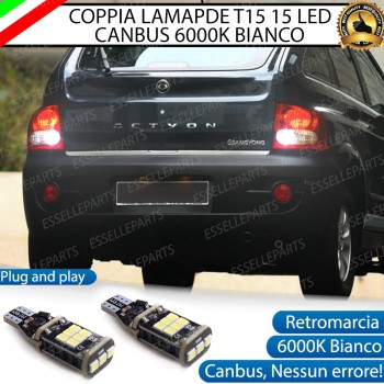 Luci Retromarcia 1200 LUMEN T15 W16W CANBUS 3.0 NO ERROR