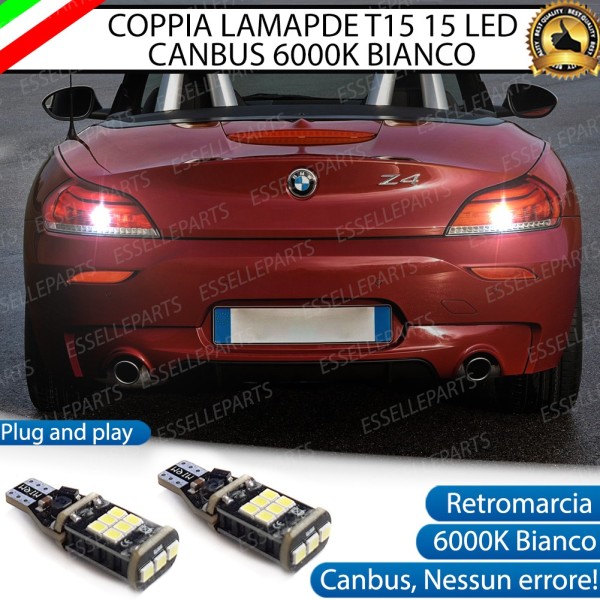 Luci Retromarcia 1200 LUMEN T15 W16W CANBUS 3.0 NO ERROR