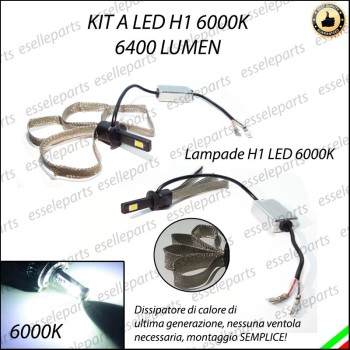 KIT LED H1 Alfa Romeo 156 Restyling Abbaglianti 6400 Lumen 6000K