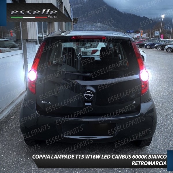 Luci Retromarcia 1200 LUMEN T15 W16W CANBUS 3.0 NO ERROR