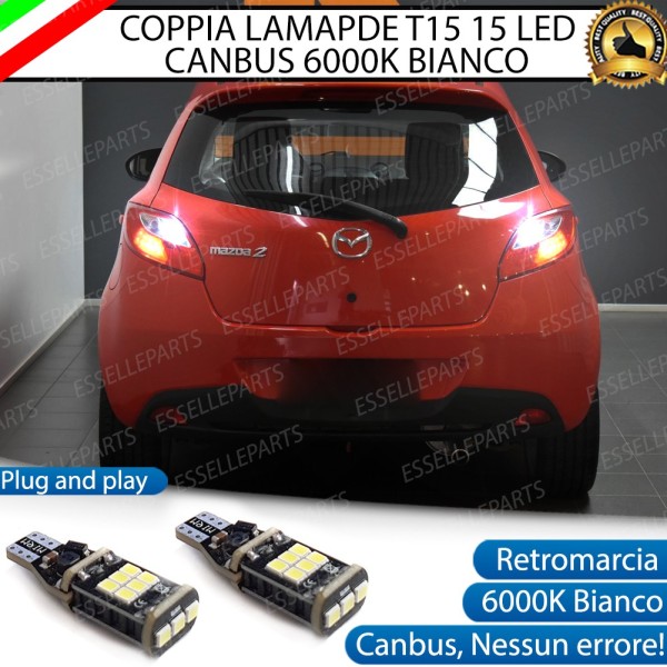 Luci Retromarcia 1200 LUMEN T15 W16W CANBUS 3.0 NO ERROR