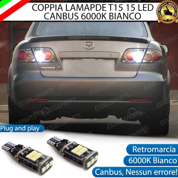 Luci Retromarcia 1200 LUMEN T15 W16W CANBUS 3.0 NO ERROR