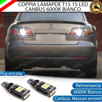 Luci Retromarcia 1200 LUMEN T15 W16W CANBUS 3.0 NO ERROR