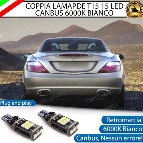 Luci Retromarcia 1200 LUMEN T15 W16W CANBUS 3.0 NO ERROR