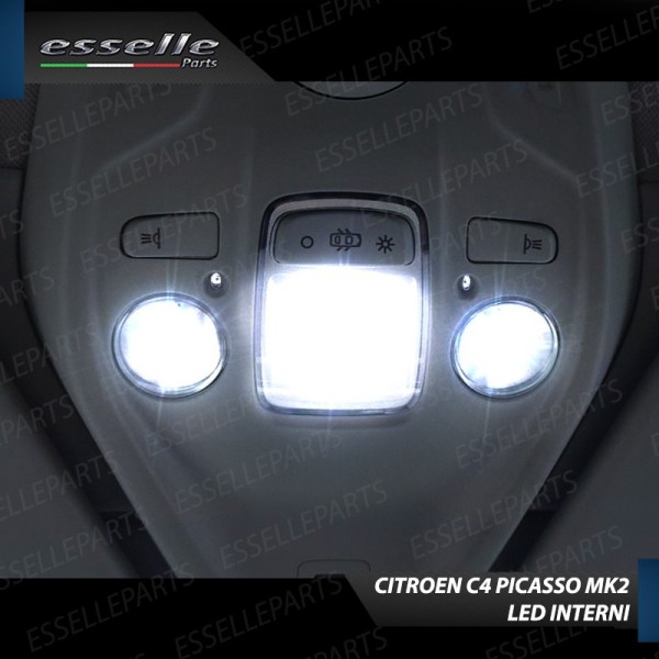 Led interni + Targa per CITROEN C4 PICASSO MK2