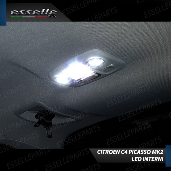 Led interni + Targa per CITROEN C4 PICASSO MK2