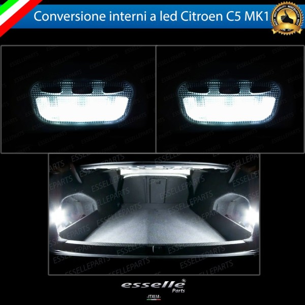 Kit LED interni Completo 6000K bianco Canbus per Citroen C5 MK1
