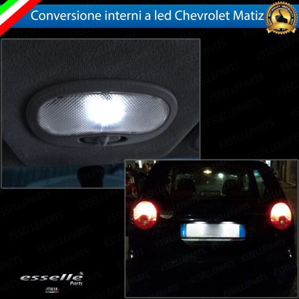 Led interni + Targa CHEVROLET MATIZ