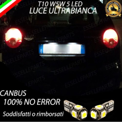 Luci targa 5 LED Canbus