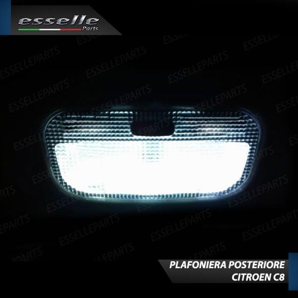 Led interni + Targa per Citroen C8