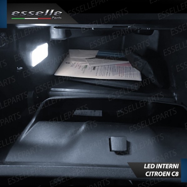 Led interni + Targa per Citroen C8