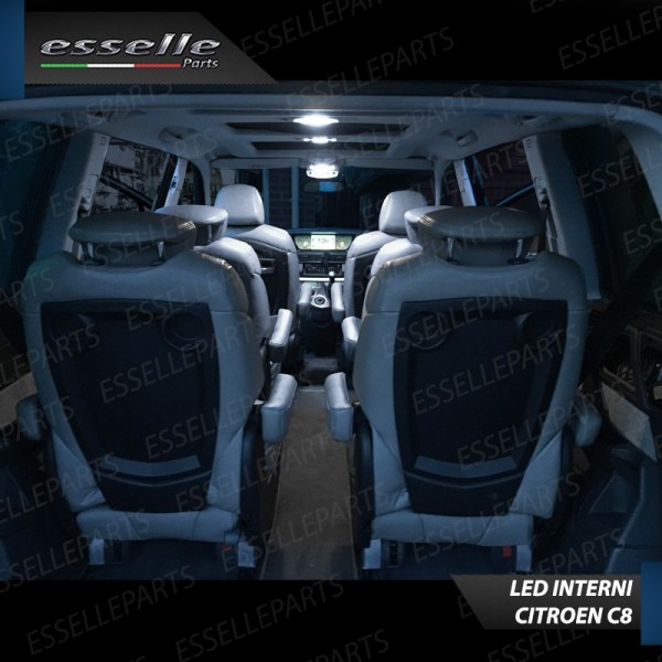 Led interni + Targa per Citroen C8