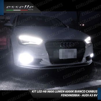 Kit Full LED H8 9800 Lumen 6000K bianco Fendinebbia AUDI A3 8V Pre-Restyling Kit Full LED H8 9800 Lumen 6000K bianco Fendinebbia AUDI A3 8V Pre-Restyling