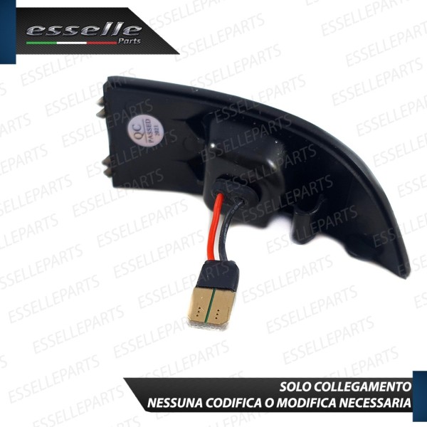 Placchette Dinamiche Nere Fumè Laterali per frecce specifiche per RENAULT LAGUNA COUPE