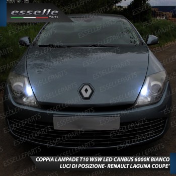 Luci posizione T10 W5W 5 LED Canbus RENAULT LAGUNA COUPE
