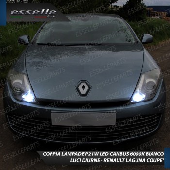 Luci Posizione Led Canbus RENAULT LAGUNA COUPE Luce Bianca No Error