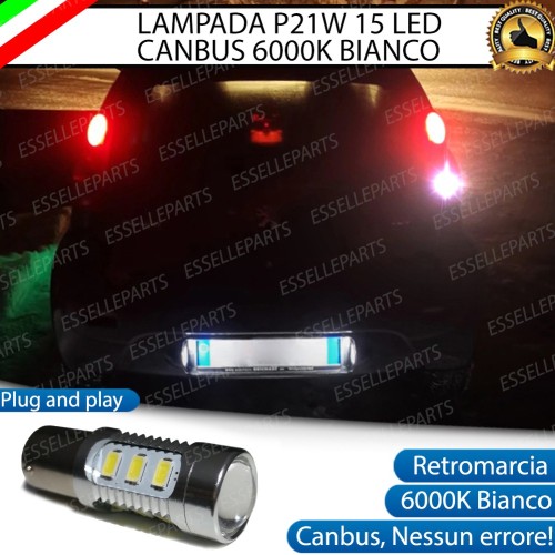 Luce Retromarcia 15 LED Peugeot 107 CON LENTE FRONTALE