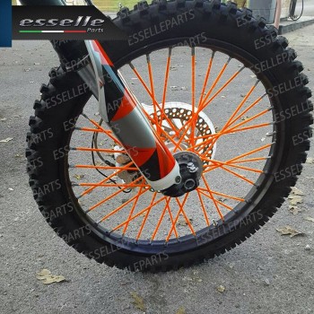 Kit Cover - ARANCIONE - Raggi in ABS per moto,motorini,scooter KYMCO