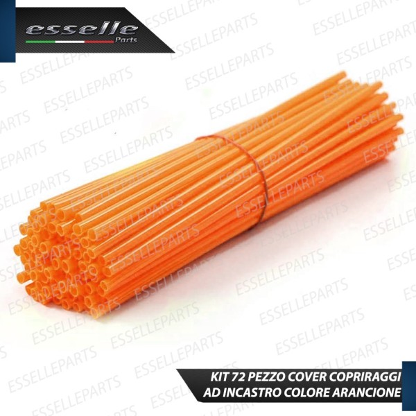 Kit Cover - ARANCIONE - Raggi in ABS per moto,motorini,scooter MALAGUTI