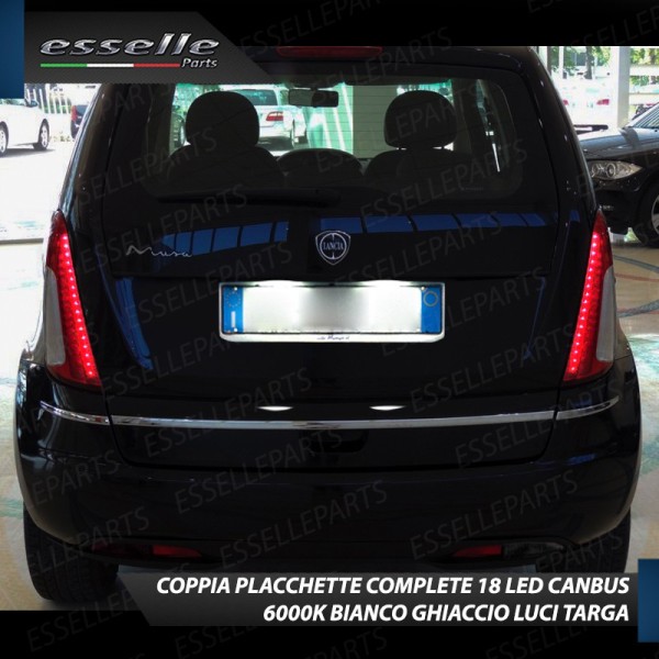MODELLI DAL 2008 IN POI - Placchette Luci targa 18 LED Canbus LANCIA MUSA