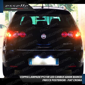Coppia Frecce Posteriori PY21W 24 LED Canbus 3.0 per FIAT CROMA MK1