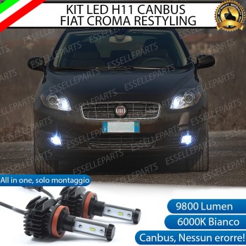 Kit Full Led 6000k canbus FIAT CROMA RESTYLING Fendinebbia No Error
