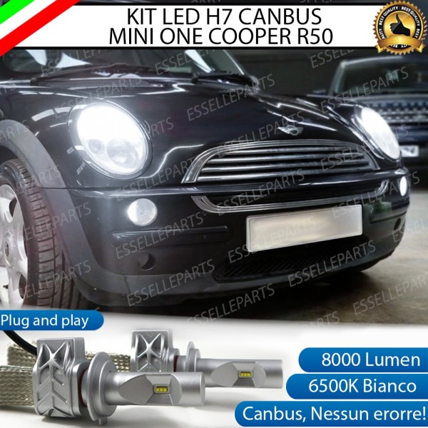 LUCI LED MINI COOPER H7 ONE R50 R53 ANABBAGLIANTI