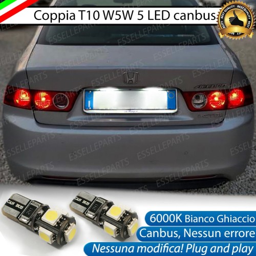 Luci targa 5 LED Canbus