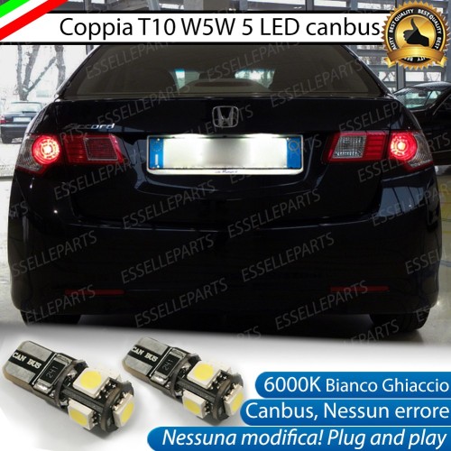 Luci targa 5 LED Canbus