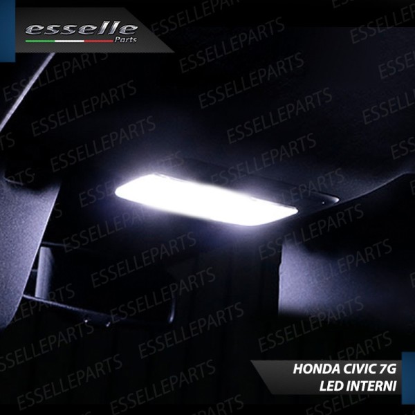 Kit LED interni Completo 6000K Luce Bianca Canbus Honda Civic 7G