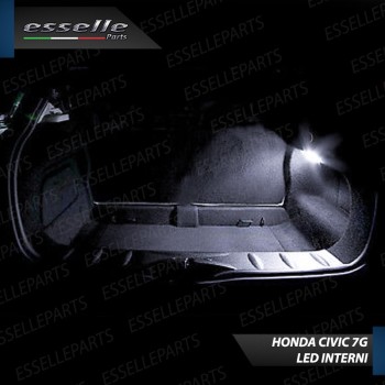Kit LED interni Completo 6000K Luce Bianca Canbus Honda Civic 7G
