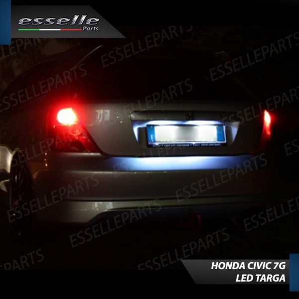 Kit LED interni + Luci targa LED 6000K Luce Bianca Canbus Honda Civic 7G