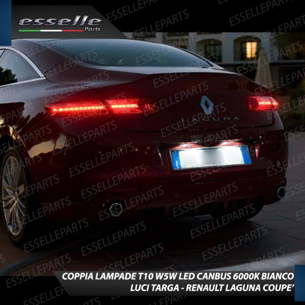 Led interni + Targa Renault Laguna Coupe