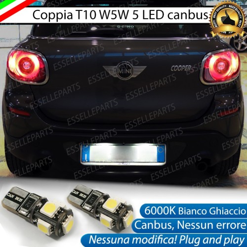 Luci targa 5 LED Canbus