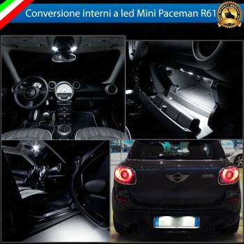 Led interni + Targa MINI PACEMAN R61