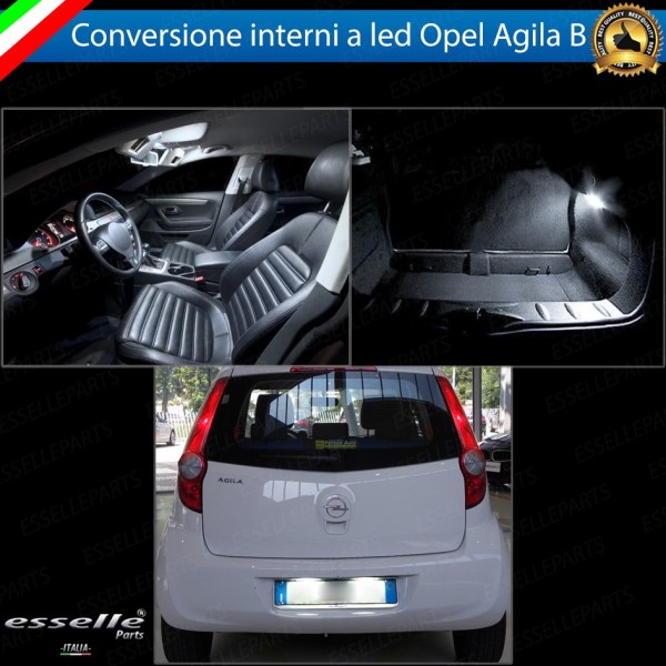 Led interni + Targa Opel Agila B