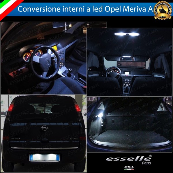 Led interni + Targa OPEL MERIVA A