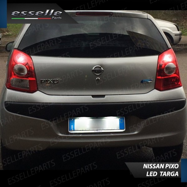 Luci Targa 5 LED Canbus 6000K per Nissan Pixo