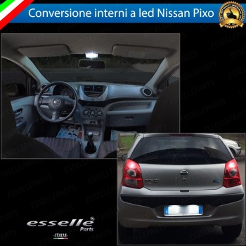 Led interni + Targa NISSAN PIXO