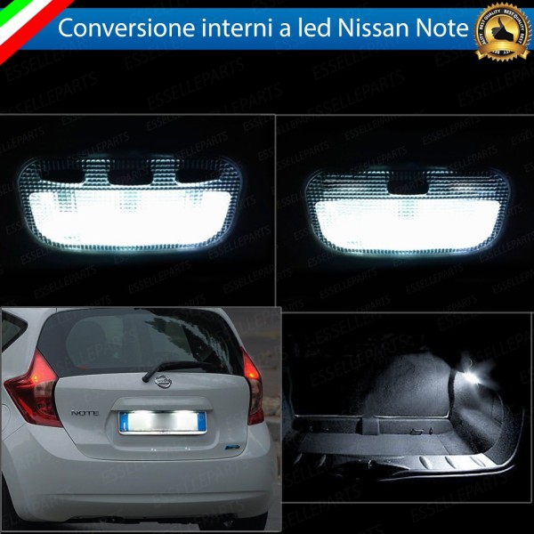 Led interni + Targa NISSAN NOTE MK2