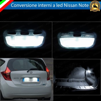 Led interni + Targa NISSAN NOTE MK2 Led interni + Targa NISSAN NOTE MK2