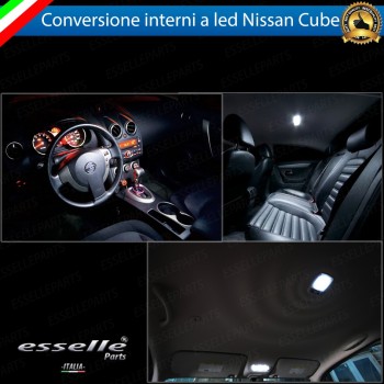 Kit LED Interni Completo Per Nissan Cube 6000K Bianco Canbus