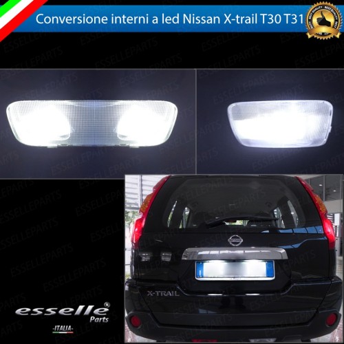 Led interni + Targa NISSAN XTRAIL MK2